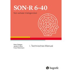 SON-R 6-40 Non-verbaler Intelligenztest, Testkoffer mit Testmaterial, inkl. Auswertungsprogramm