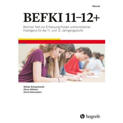 BEFKI 1112+ komplett Berliner Test zur Erfassung fluider und kristalliner Intelligenz fr die 11. und 12. Jahrgangsstufe