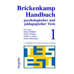 Brickenkamp Handbuch psychologischer und pdagogischer Tests, erster Band