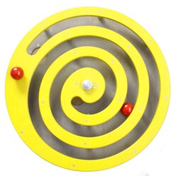 Wandspiel Kugel-Spirale gelb, ab 3 Jahre