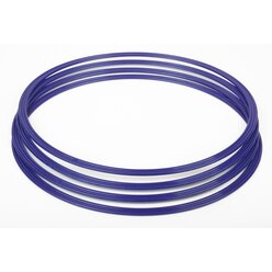 Gymnastik-Reifen, Flachreifen 40 cm blau (4 Stck)