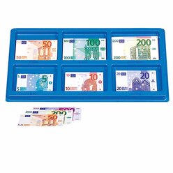 Euro-Geld-Box mit 600 Scheinen, ab 4 Jahre