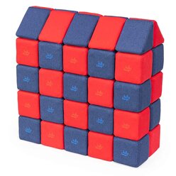 Jolly Heap Set MEDIUM rot-blau, Riesen-Magnetbausteine