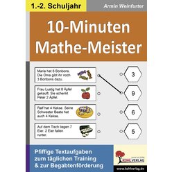 10 Minuten Mathe-Meister, 1.-2. Schuljahr