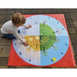 Jahreskreis, Outdoor LernMat, 135x135 cm
