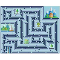 Teppich Labyrinth