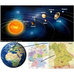 Lernteppich Heimat - Sonnensystem