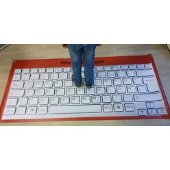Outdoor Sprungteppich Tastatur, Spielteppich