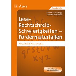 Lese-Rechtschreib-Schwierigkeiten - Frdermaterialien 3