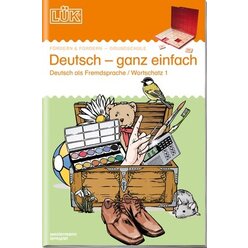 LÜK Deutsch - ganz einfach 1, Heft mit einfachen Wortschatzübungen, 1.-4. Klasse