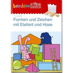 bambinoLK Formen und Zeichen mit Elefant und Hase, 2-4 Jahre