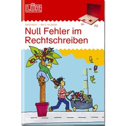 LK Null Fehler im Rechtschreiben 1, Heft, 3.-6. Klasse