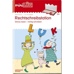 miniLK Rechtschreibstation, Heft, 1.-2. Klasse
