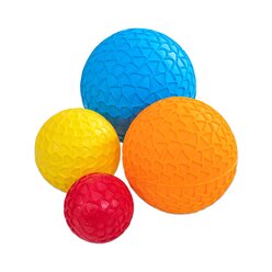 Easygrip Ball-Set, 4 Gren in leuchtenden Farben, ab 3 Jahre