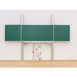 Pylonen-Klappschiebetafel, 200x100cm, grn