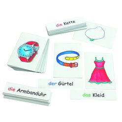 Flash Cards - Kleidung, ab 5 Jahren