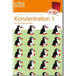 LÜK Konzentration 1, 1.-4. Klasse