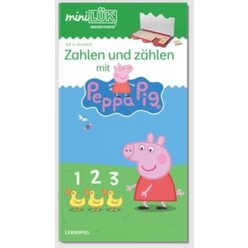 miniLK Zahlen und Zhlen mit Peppa Pig, bungsheft, 4-6 Jahre