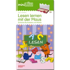 miniLK Lesen lernen mit der Maus 1, Heft, ab 5 Jahre