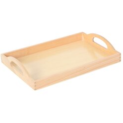 Montessori Holztablett klein 33,5 x 24cm