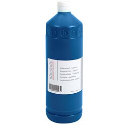 Temperafarbe - premium: dunkelblau, 500 ml