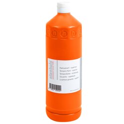 Temperafarbe - premium: orange, 500 ml