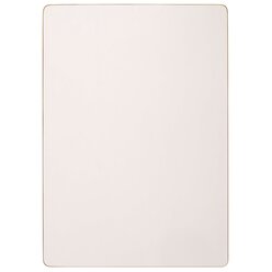 Tischplatte rechteckig: milchwei - 118 x 64 x 2 cm