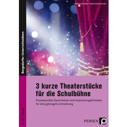 3 kurze Theaterstcke fr die Schulbhne, Buch, 6. bis 10. Klasse