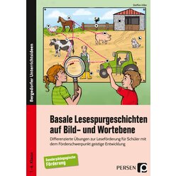 Basale Lesespurgeschichten auf Bild- und Wortebene, Buch, 1-6 Klasse