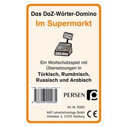 Das DaZ-Wrter-Domino: Im Supermarkt, Kartenspiel, 1.-4. Klasse