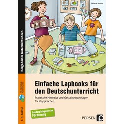 Einfache Lapbooks fr den Deutschunterricht, Buch, 1. bis 4. Klasse