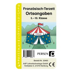 Franzsisch-Terzett: Ortsangaben, Kartenspiel, 5. bis 10. Klasse