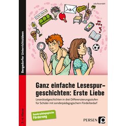 Ganz einfache Lesespurgeschichten: Erste Liebe, Buch, Klasse 3-6