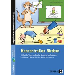 Konzentration frdern, Buch, 1. bis 4. Klasse