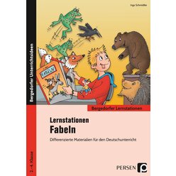Lernstationen Fabeln, Buch, 2. bis 4. Klasse