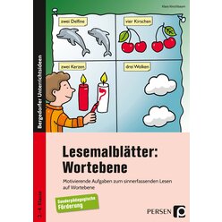 Lesemalbltter: Wortebene, Buch, 2. bis 4. Klasse