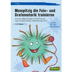 Mompitzig die Fein- und Grafomotorik trainieren, Buch, Klasse 1-2