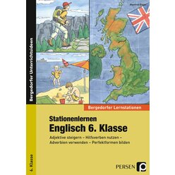 Stationenlernen Englisch, Buch, 6. Klasse