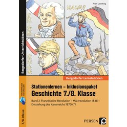 Stationenlernen Geschichte 7/8 Band 2 - inklusiv, Buch, 7. und 8. Klasse