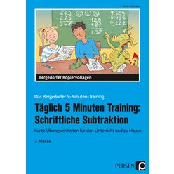 Tglich 5 Minuten Training: Schriftl. Subtraktion, Kopiervorlagen, 3. Klasse