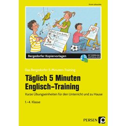 Tglich 5 Minuten Englisch-Training, Kopiervorlagen, Klasse 1-4