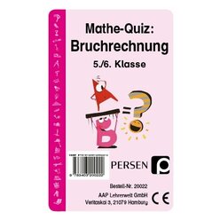 Mathe-Quiz: Bruchrechnung, Kartenspiel, 5.-6. Klasse