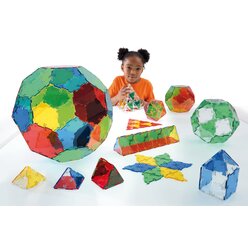 Crystal Polydron Klassenset, 184 Teile, ab 4 Jahre