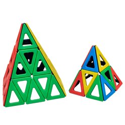 Magnetic Polydron gleichschenkliges Dreieck Set 60 Teile
