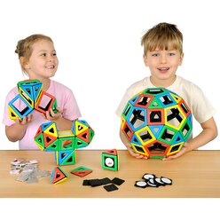 Magnetic Polydron Super Klassenset 184 Teile