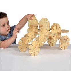 Wooden Octoplay Set, 20 Teile aus Holz, ab 3 Jahre