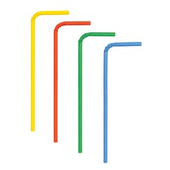 Trinkhalme aus Papier, 100 Stck