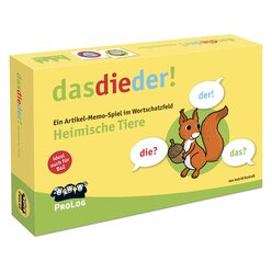 dasdieder! Heimische Tiere, Memo-Spiel, ab 4 Jahre