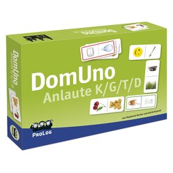 DomUno Anlaute K/G/T/D, Sprachlernspiel, ab 5 Jahre