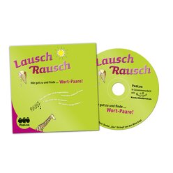 LauschRausch - Wort-Paare, Bildkarten und Audio-CD, ab 3 Jahre